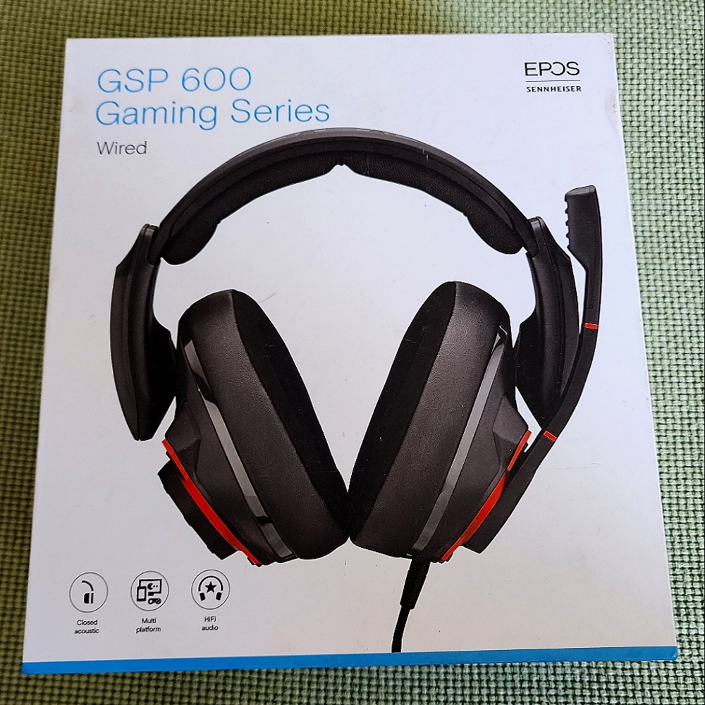 Sennheizer GSP 600 Gaming Series wired headset. NEW